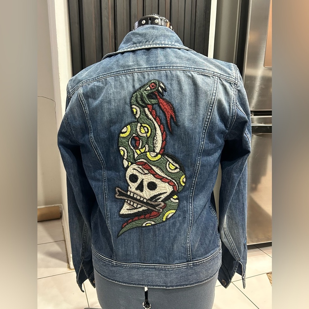 Diesel Industry Wild Spirit Women’s Jeans Jacket Size M - Picture 4 of 16